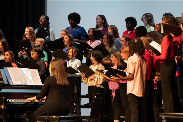 2023 All County Chorus Students Performing